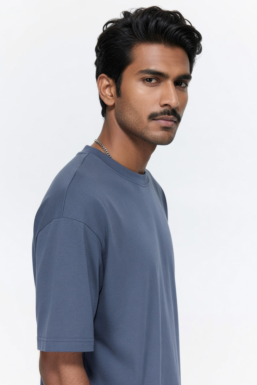 Gray Premium Cotton T-Shirt