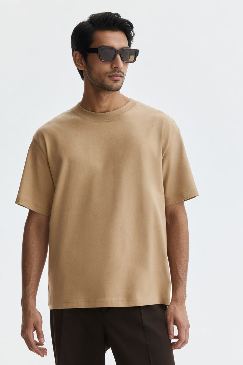 Camel Premium Cotton T-Shirt
