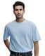 Ice Blue Premium Cotton T-Shirt