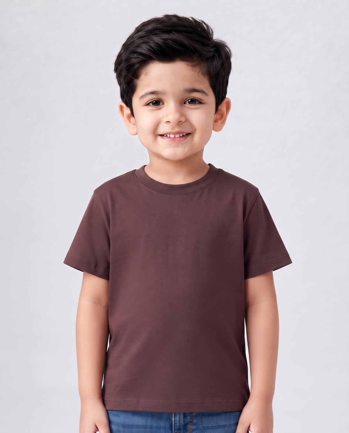 Premium Cotton Shirt for Boys –Burgundy Main image