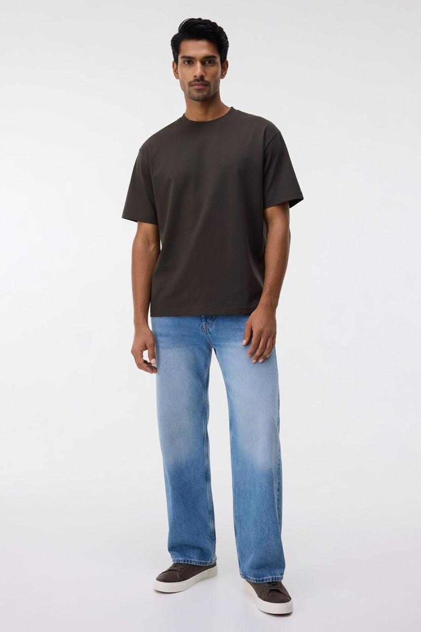 Brown Premium Cotton T-Shirt
