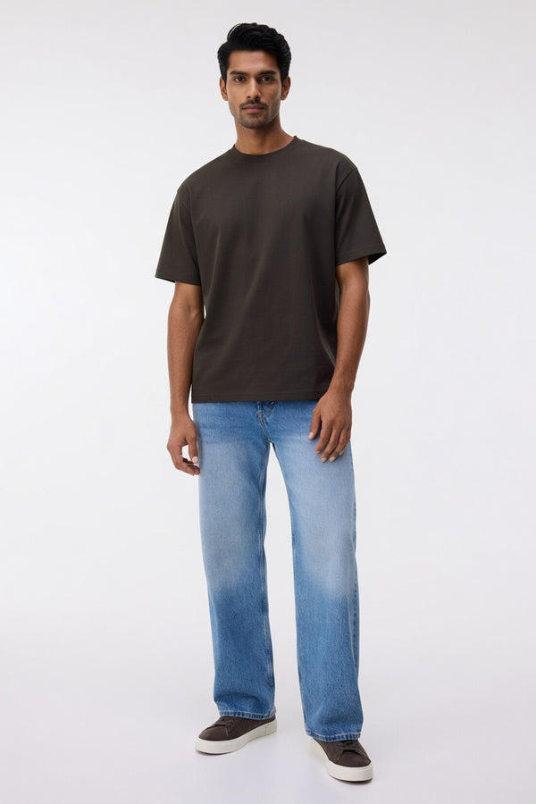 Brown Premium Cotton T-Shirt