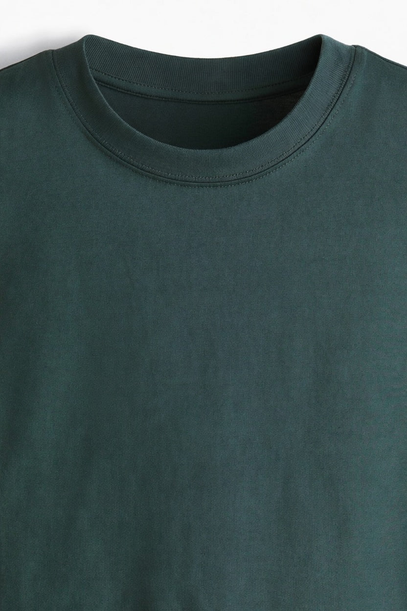 Green Premium Cotton T-Shirt