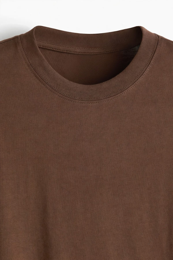 Brown Premium Cotton T-Shirt