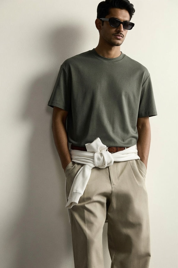 Green Premium Cotton T-Shirt