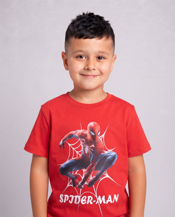 Kids premium printed t shirt- Red