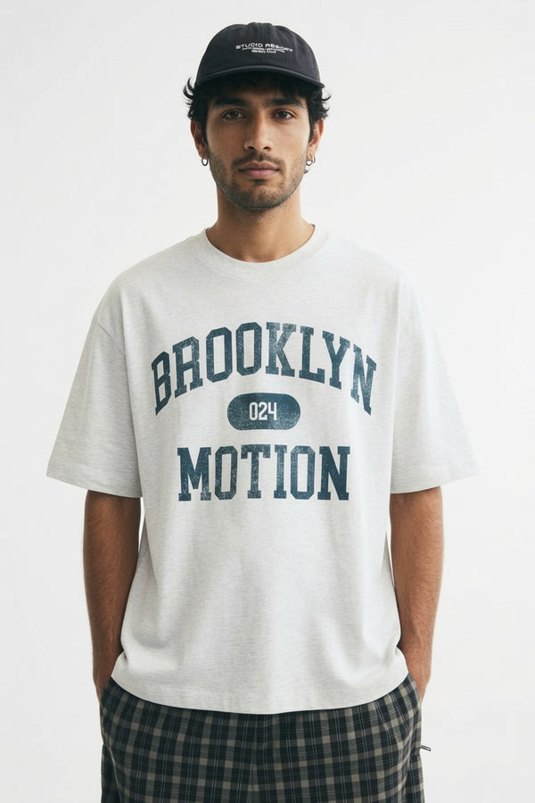 White Premium Printed Cotton T-Shirt
