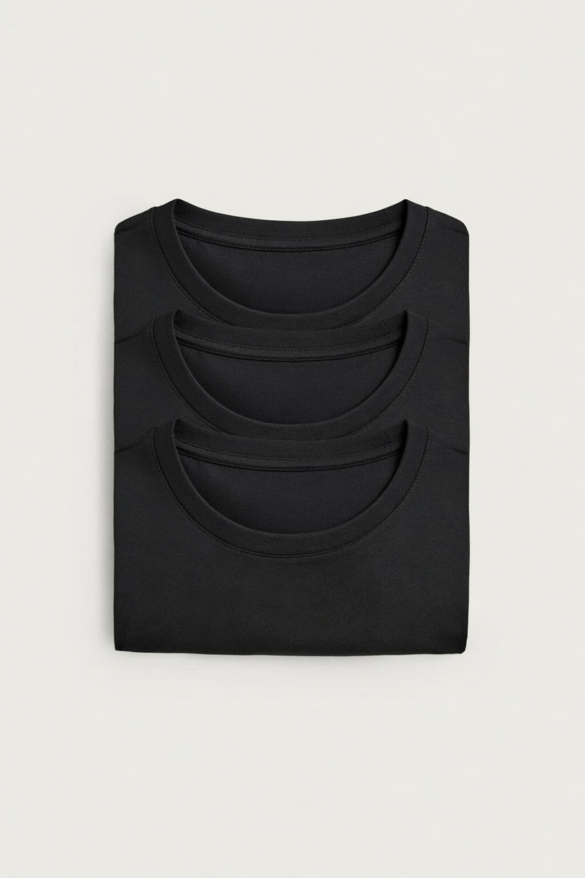 Black Premium Cotton T-Shirt