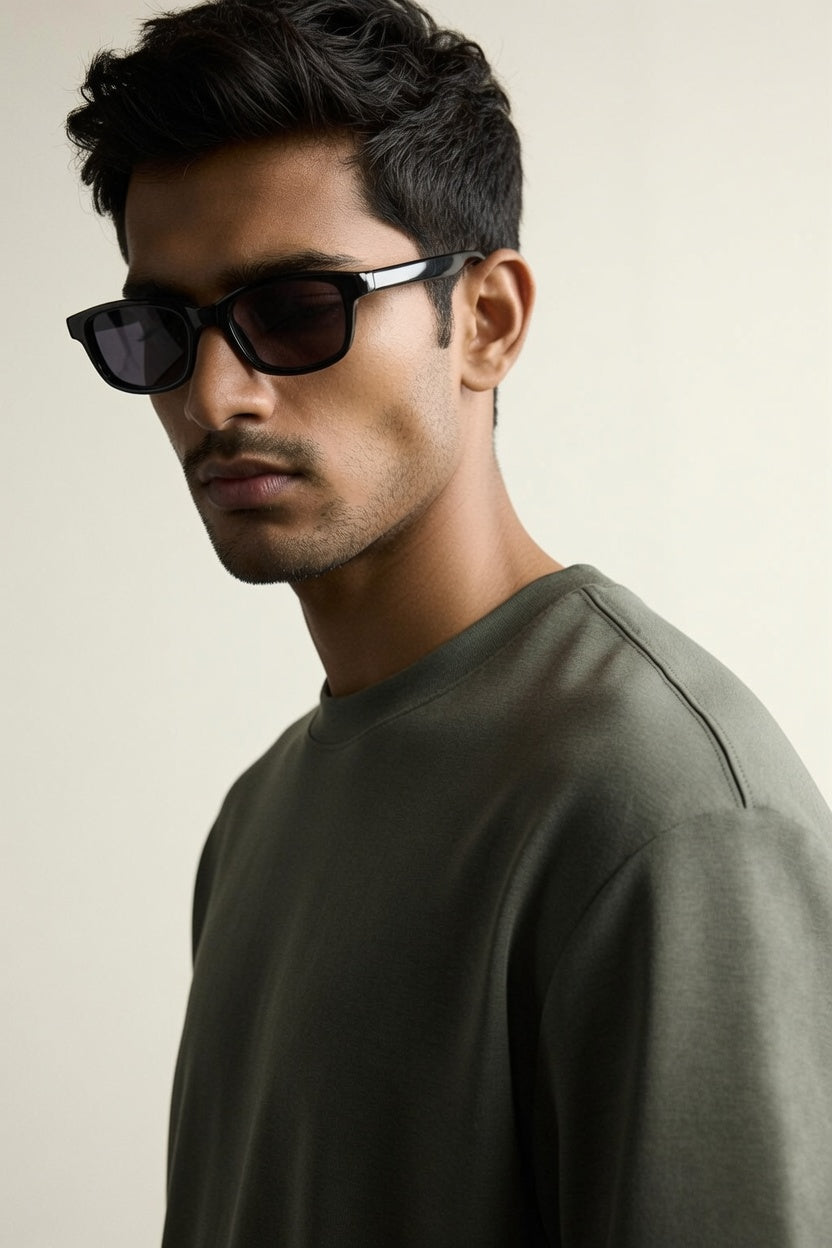 Green Premium Cotton T-Shirt Secondary image