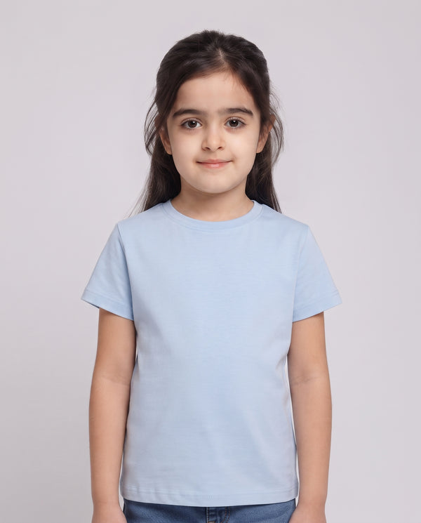 Premium Cotton Shirt for Girls –Sky Blue