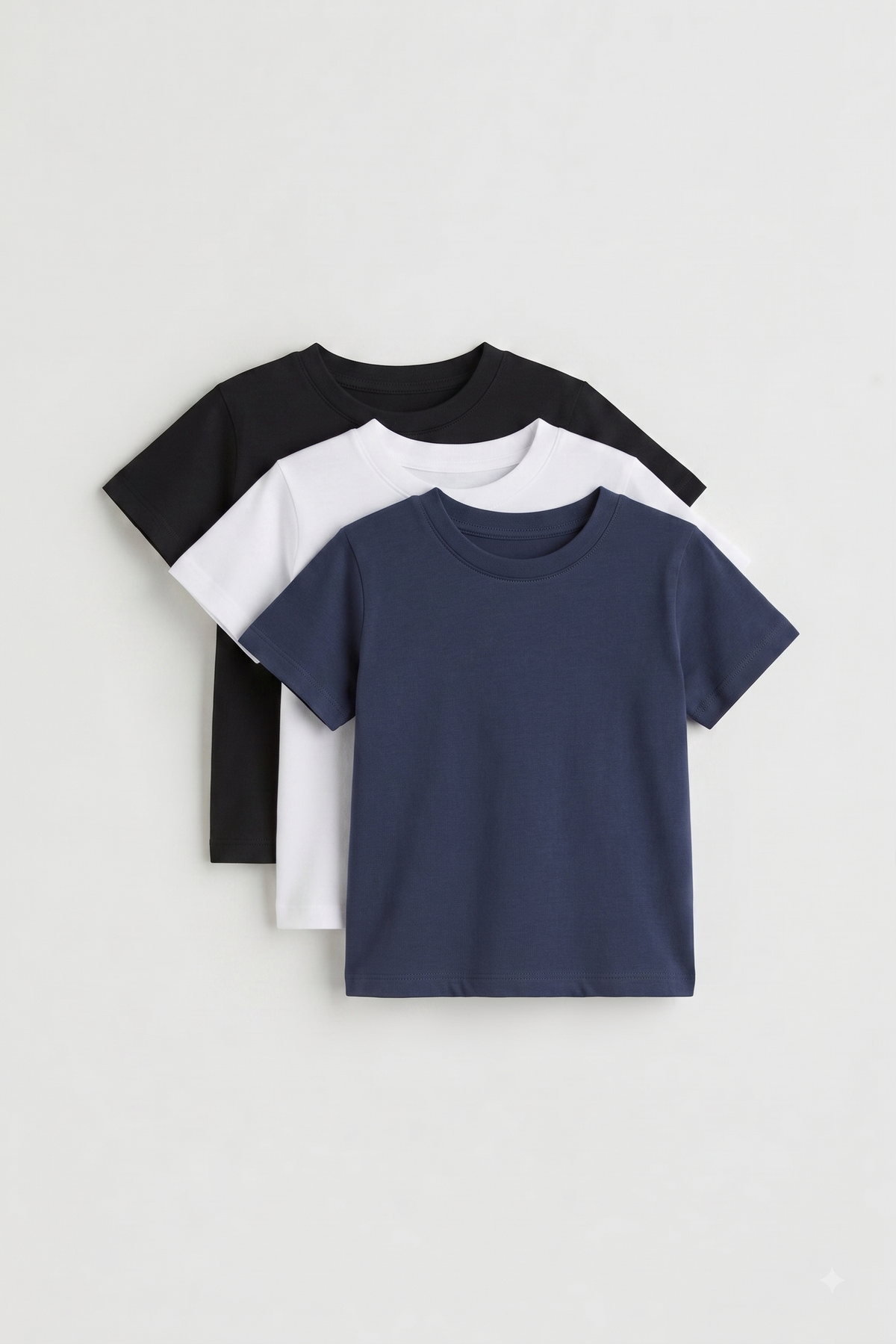 Kids Premium Cotton T-Shirt 3-Pack KD01