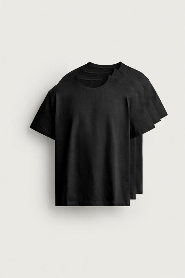Black Premium Cotton T-Shirt