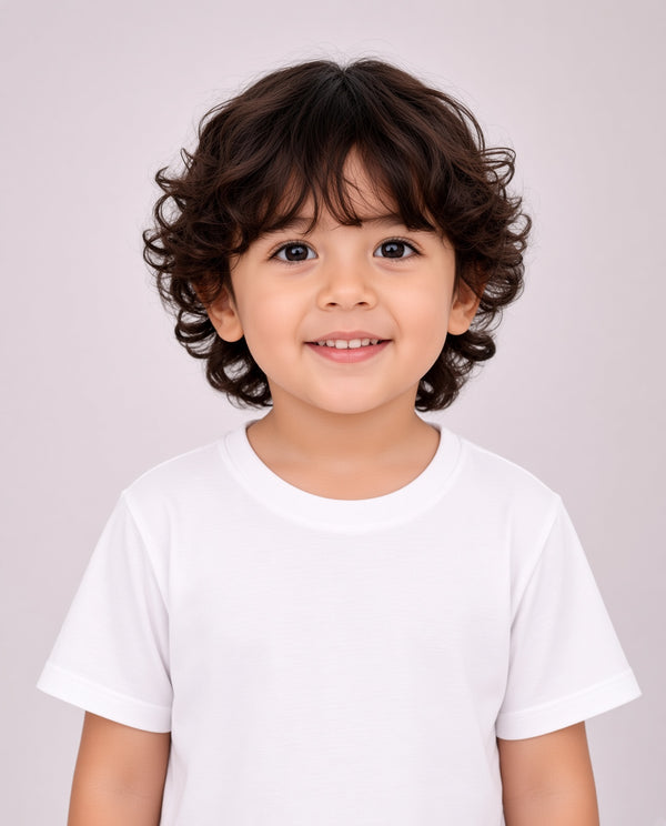 Premium Cotton Shirt for Boys –White