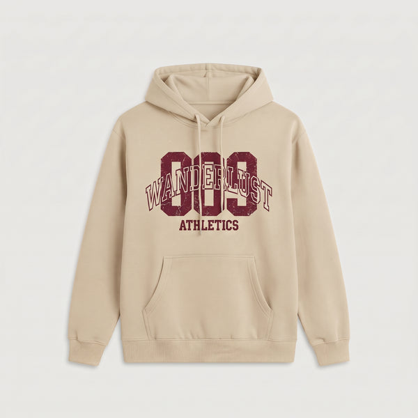 009 Wanderlust Athletics Printed Hoodie | Beige