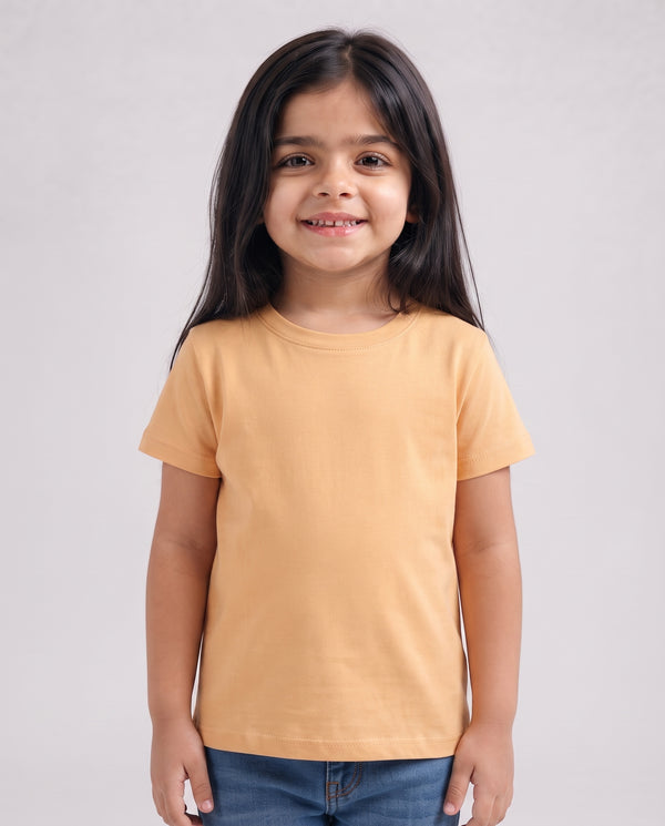 Premium Cotton Shirt for Girls – Camel