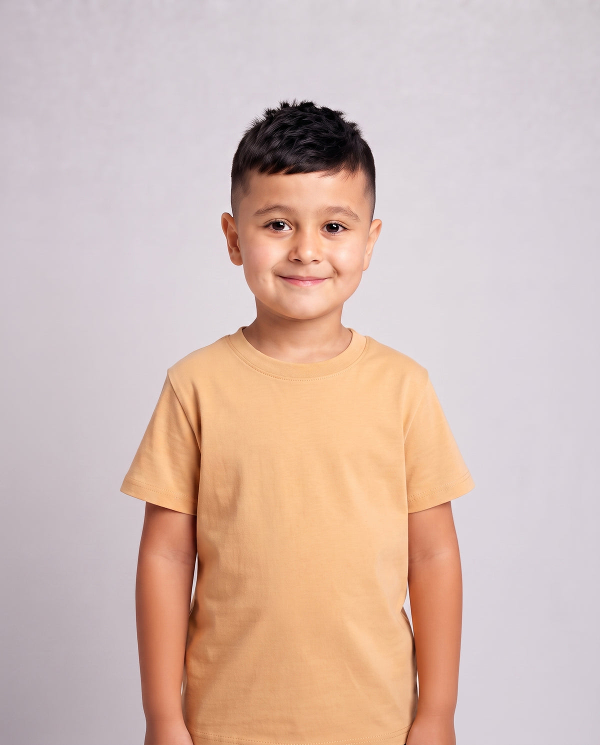 Premium Cotton Shirt for Boys – Camel