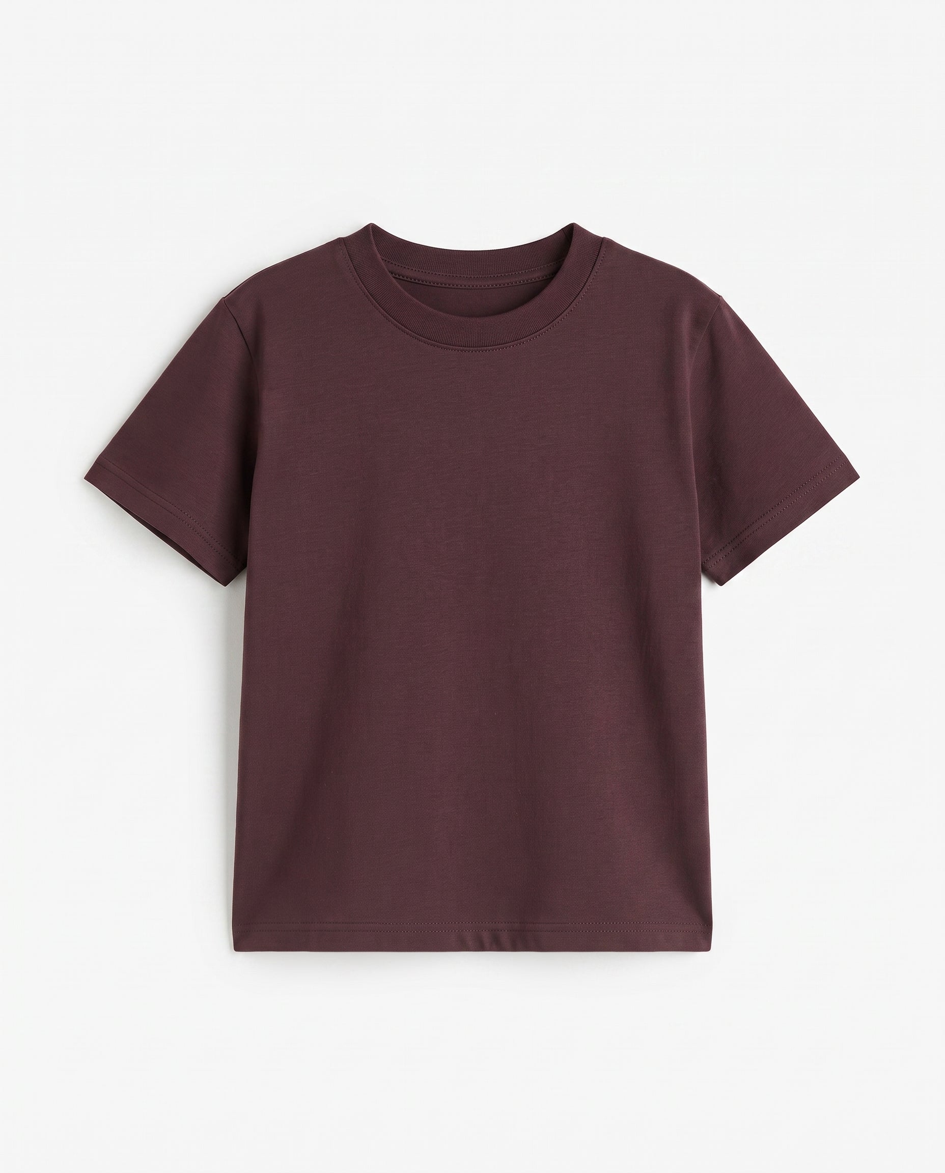 Premium Cotton Shirt for Girls – Chocolate Brown Secondary image
