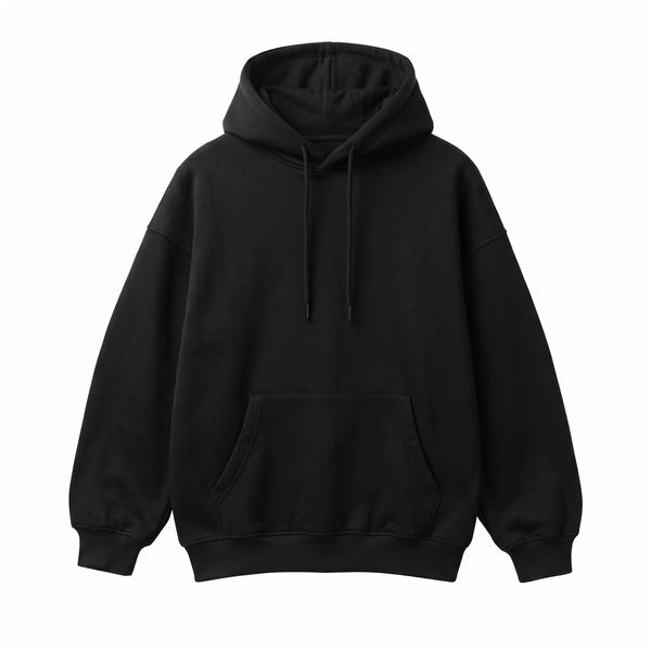 Essential Solid Pullover Hoodie –Color Variations Available