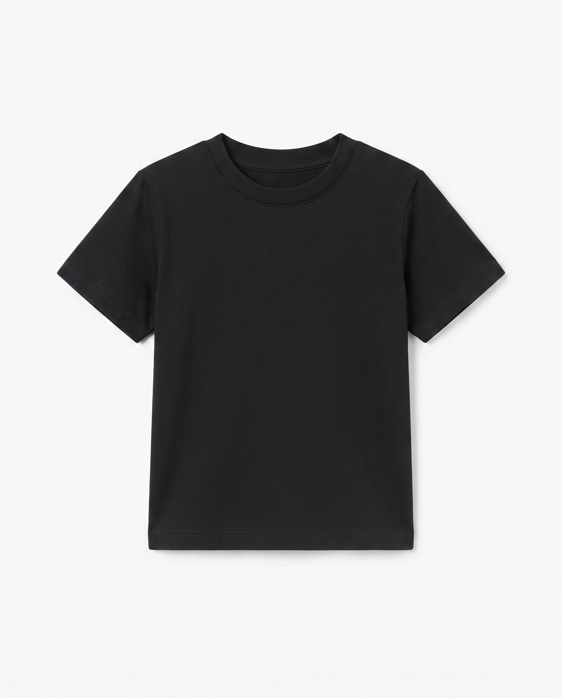 Premium Cotton Shirt for Girls – Black Secondary image