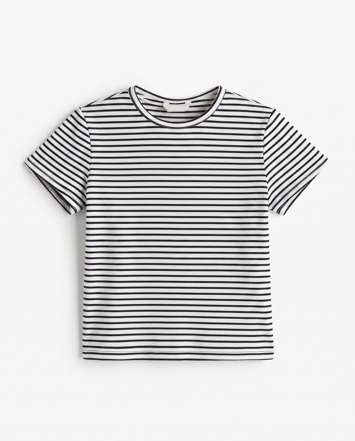 Premium Cotton Shirt for Boys –Black & White Striped