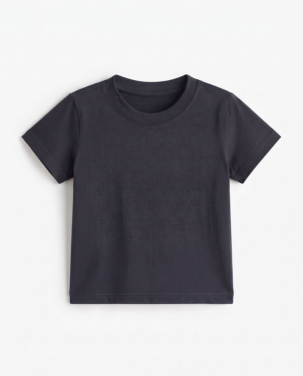 Premium Cotton Shirt for Boys –Charcoal Gray