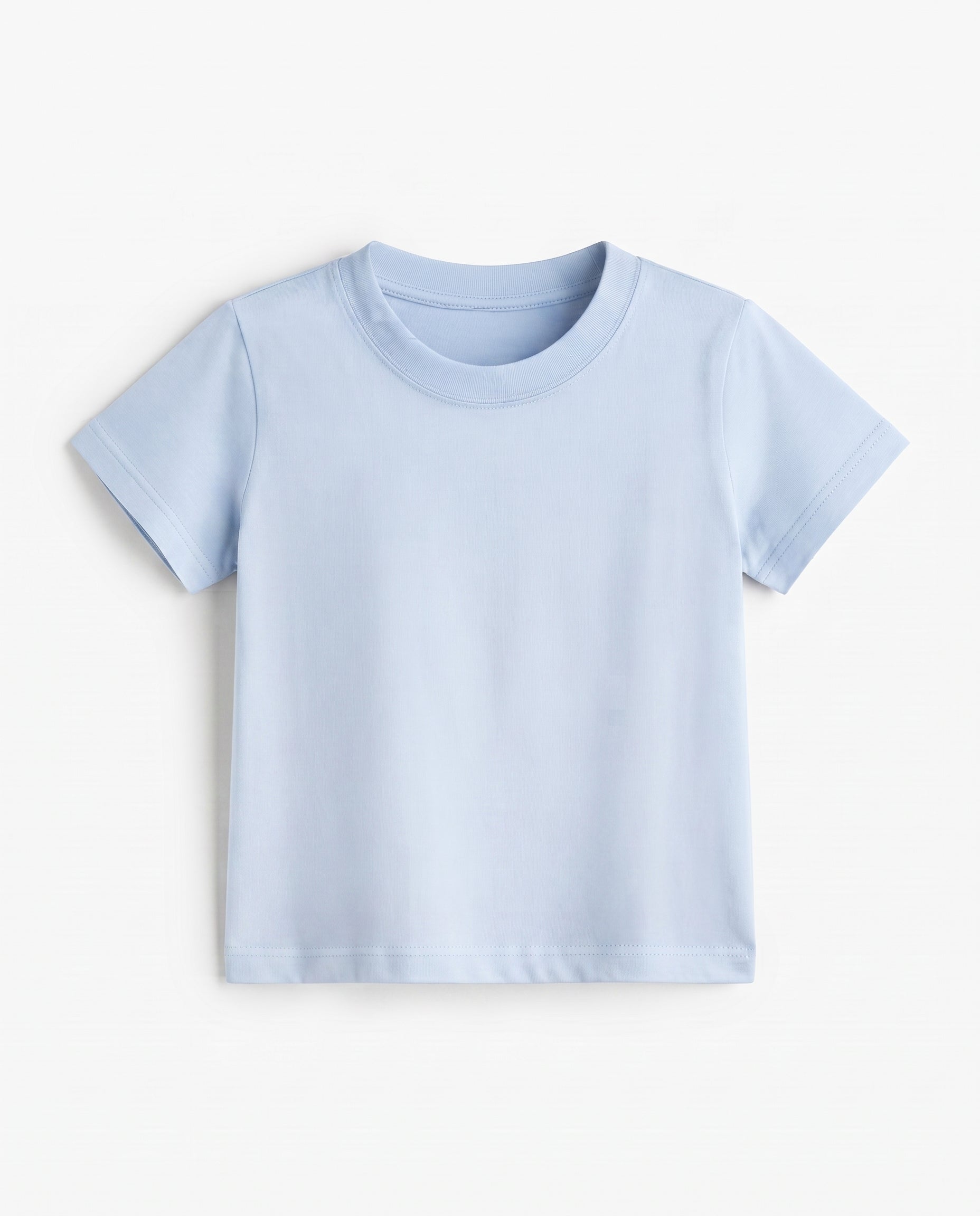Premium Cotton Shirt for Girls –Sky Blue Secondary image