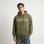 Wanderlust Explore The Unknown Collegiate Printed Hoodie – Olive Green