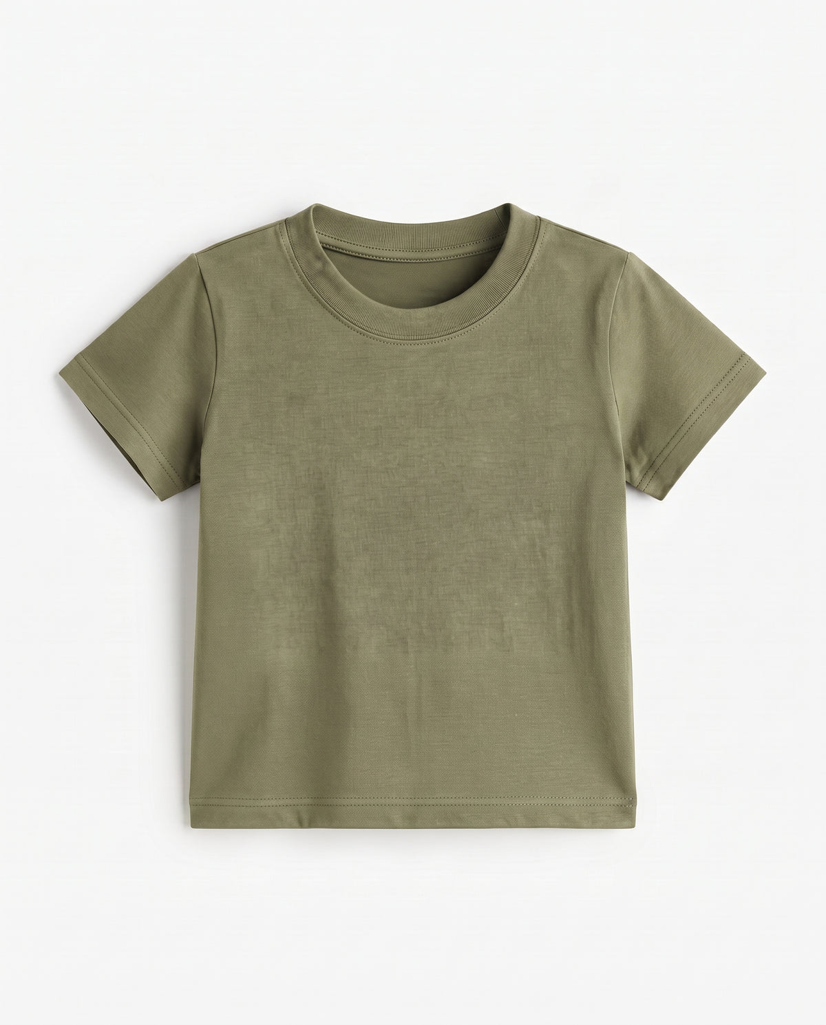 Premium Cotton Shirt for Girls – Army Green