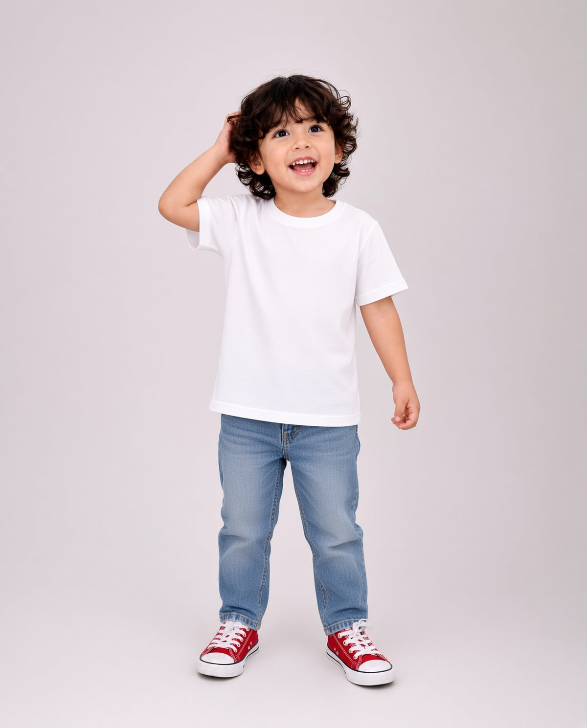 Premium Cotton Shirt for Boys –White