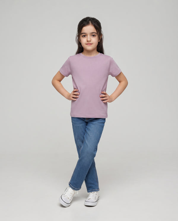 Premium Cotton Shirt for Girls –  Purple