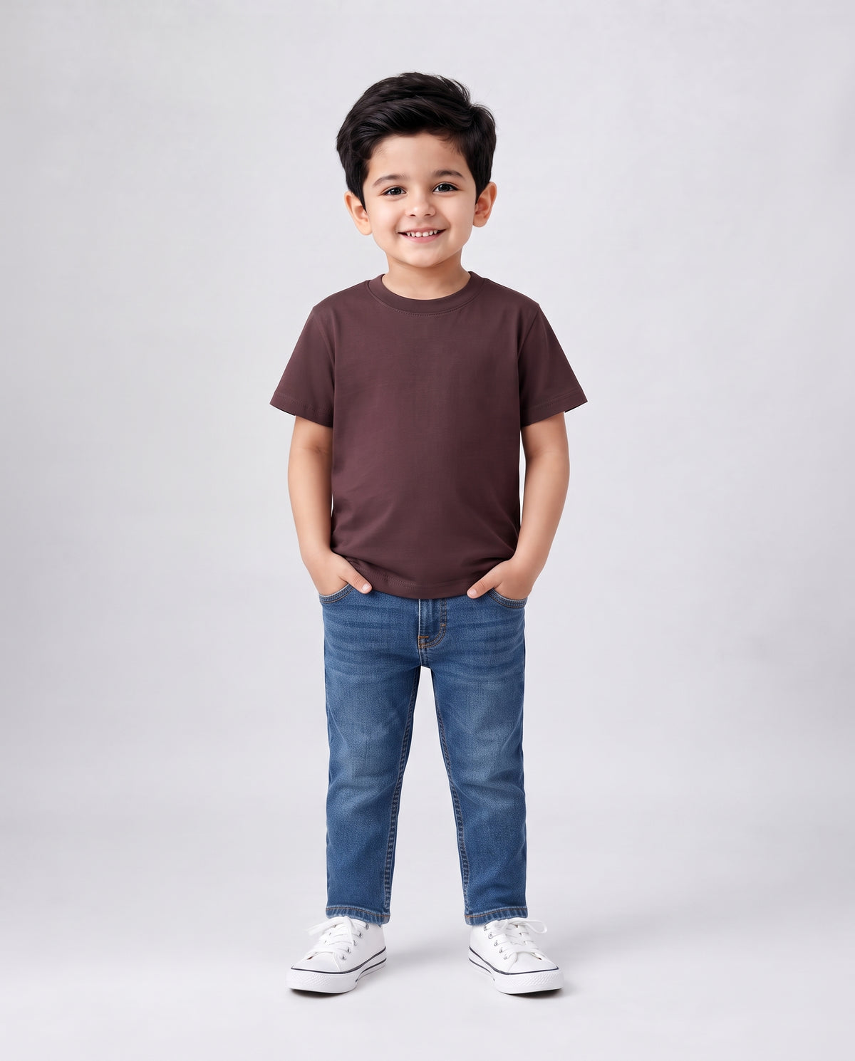 Premium Cotton Shirt for Boys –Burgundy