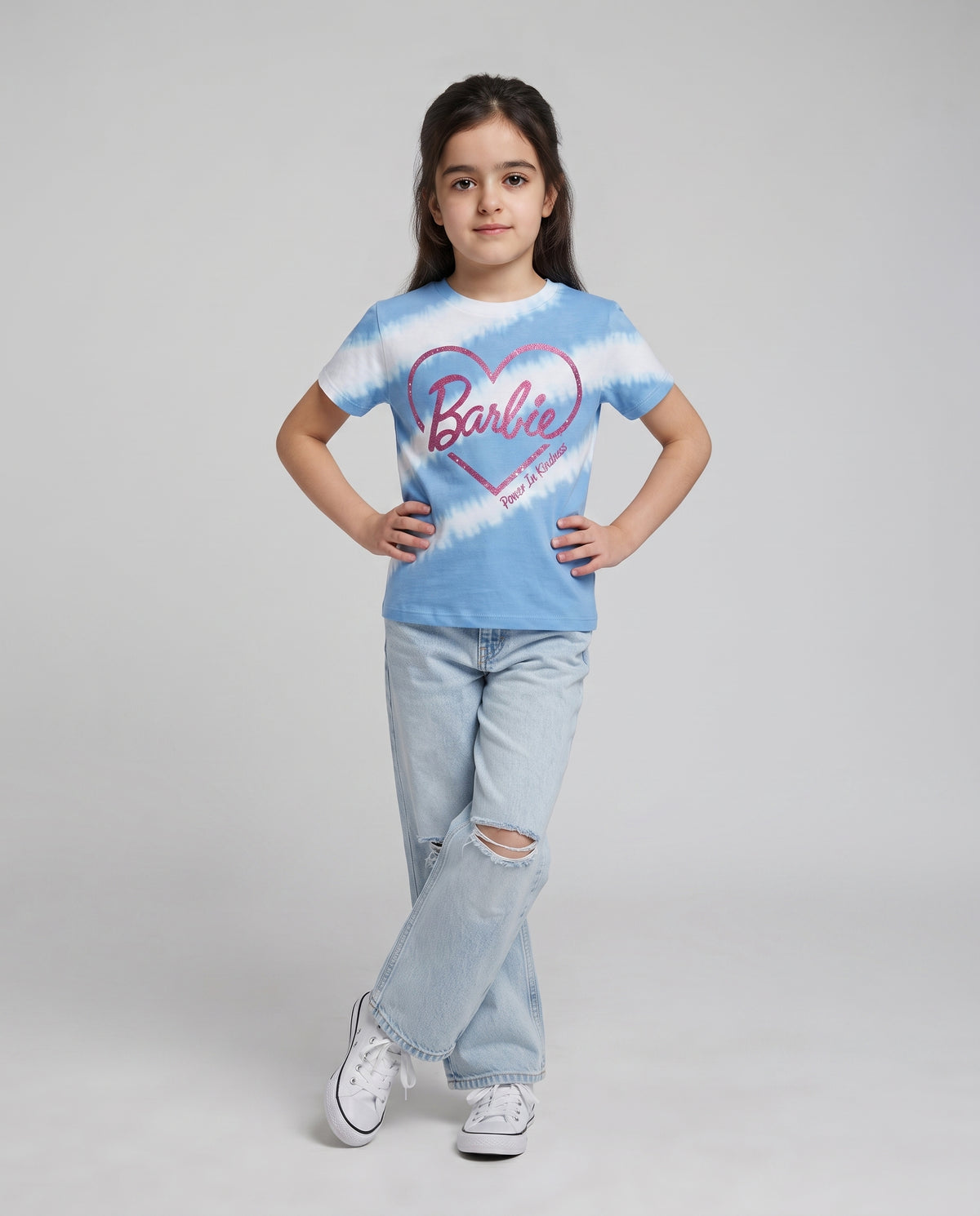 Kids premium printed t shirt- Blue