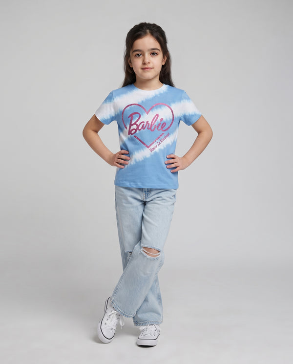 Kids premium printed t shirt- Blue