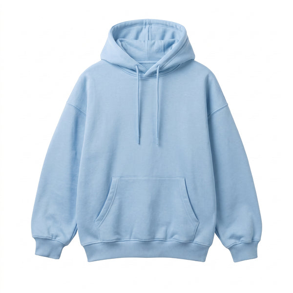 Essential Solid Pullover Hoodie –Color Variations Available