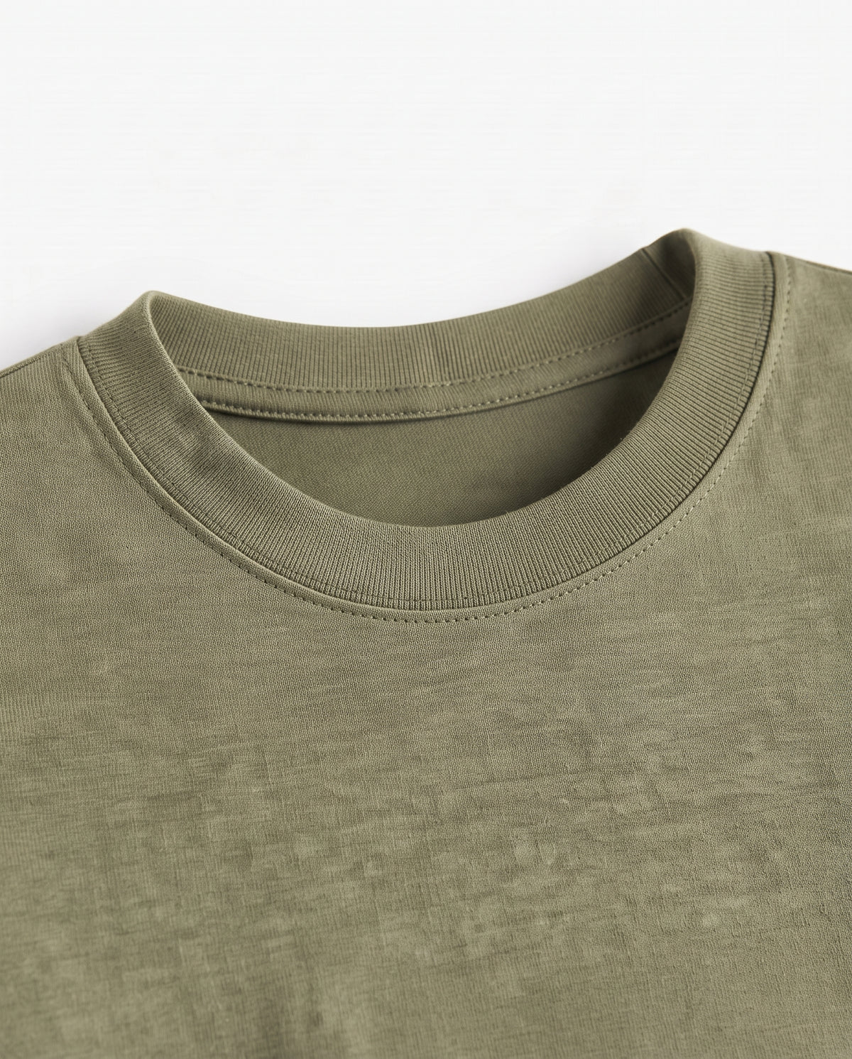 Premium Cotton Shirt for Girls – Army Green