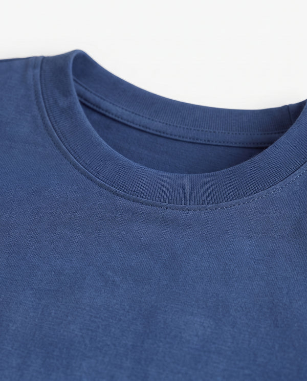 Premium Cotton Shirt for Boys –Navy Blue