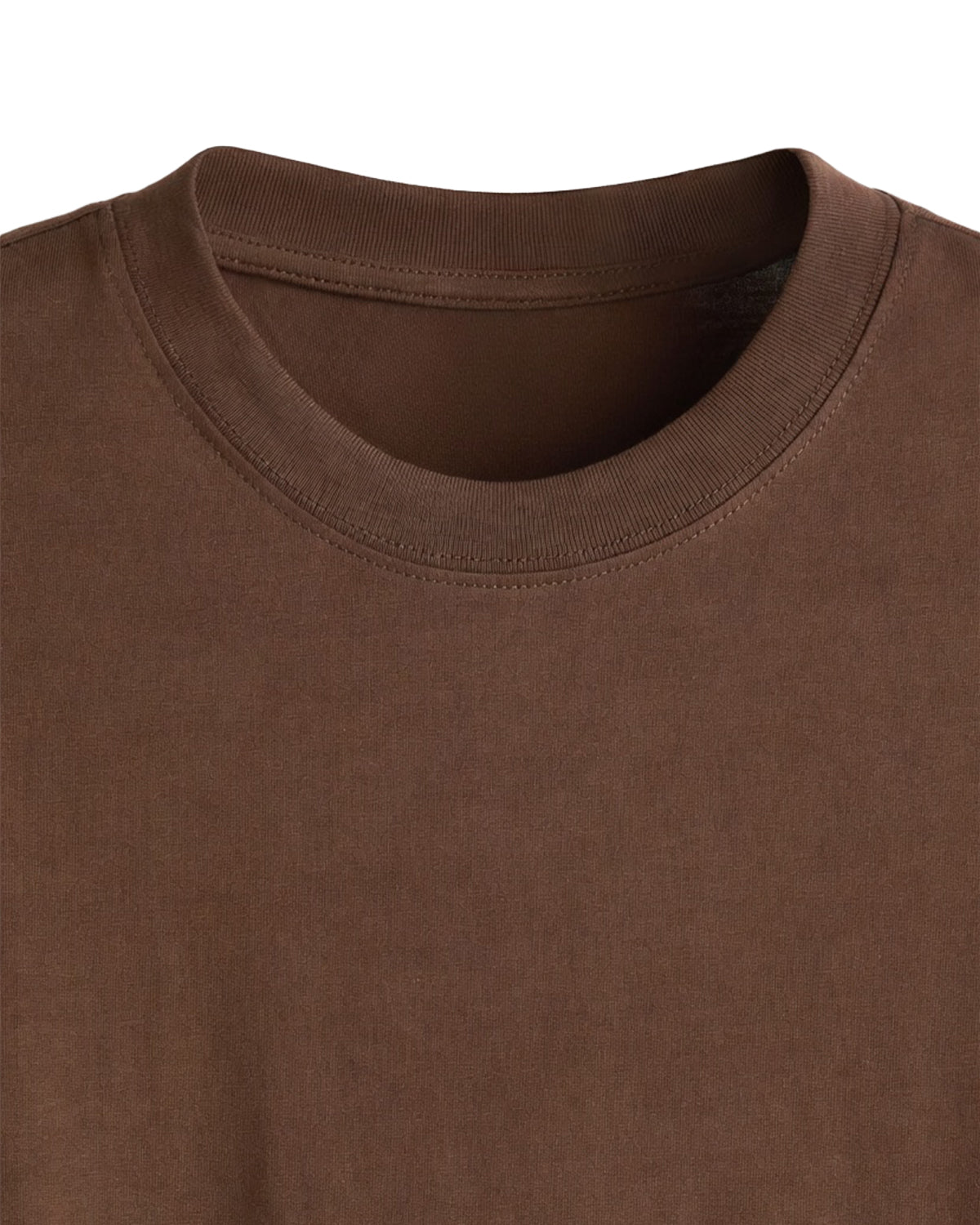 Chocolate Brown Premium Cotton T-Shirt