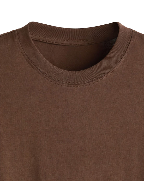 Chocolate Brown Premium Cotton T-Shirt