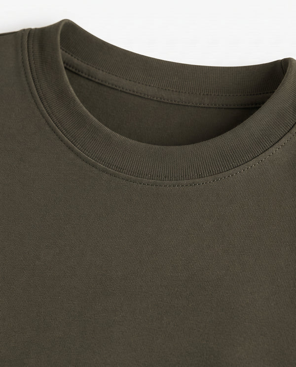 Premium Cotton Shirt for Boys –Dark Olive Green