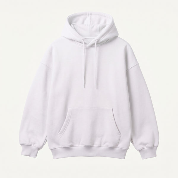 Essential Solid Pullover Hoodie –Color Variations Available