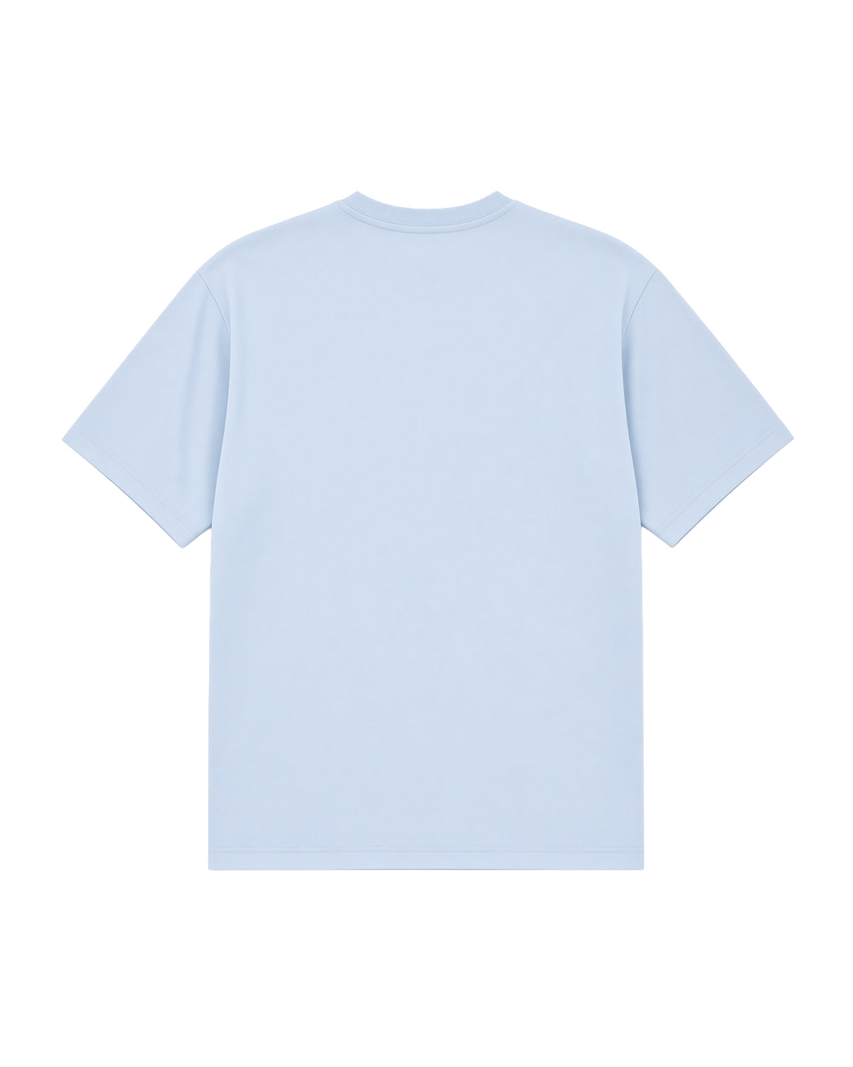 Ice Blue Premium Cotton T-Shirt