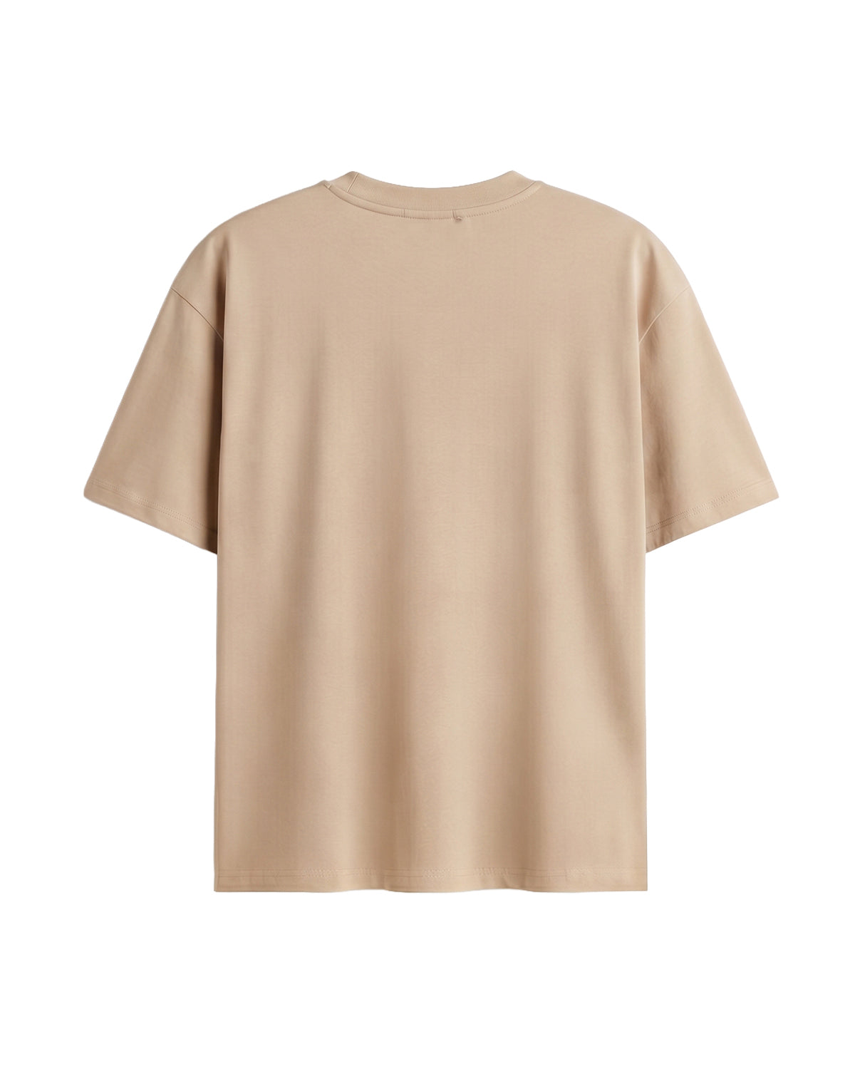 Light Beige Premium Cotton T-Shirt