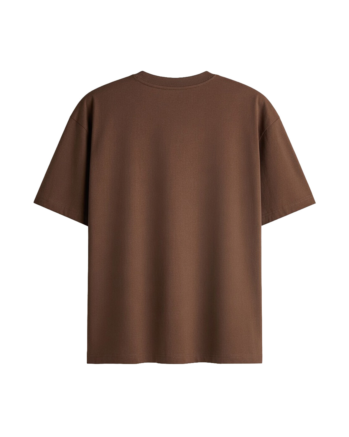 Chocolate Brown Premium Cotton T-Shirt