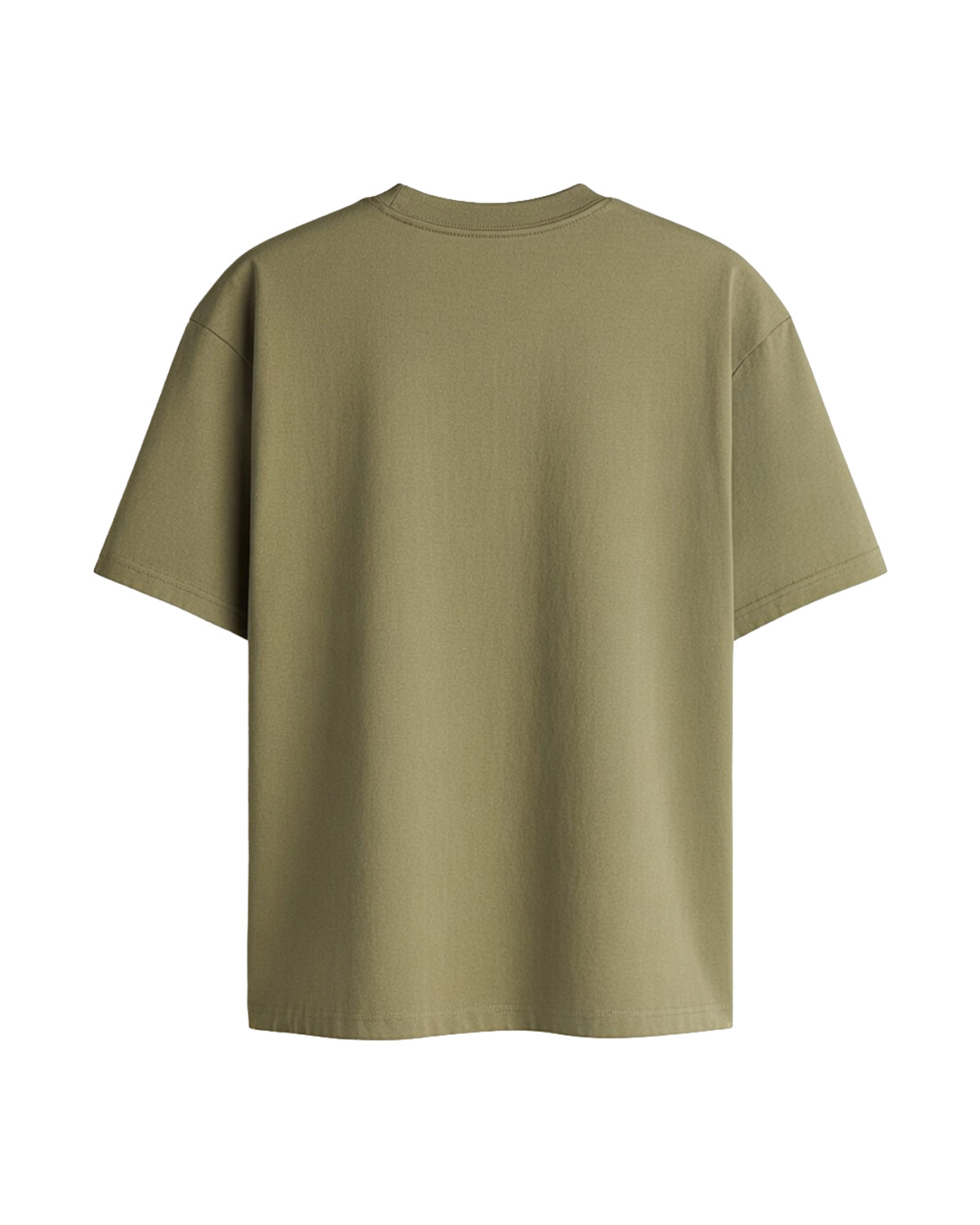 Muted Olive Green Premium Cotton T-Shirt