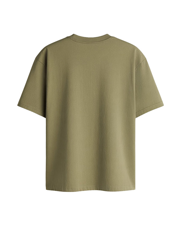 Muted Olive Green Premium Cotton T-Shirt