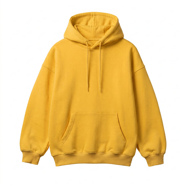 Essential Solid Pullover Hoodie –Color Variations Available