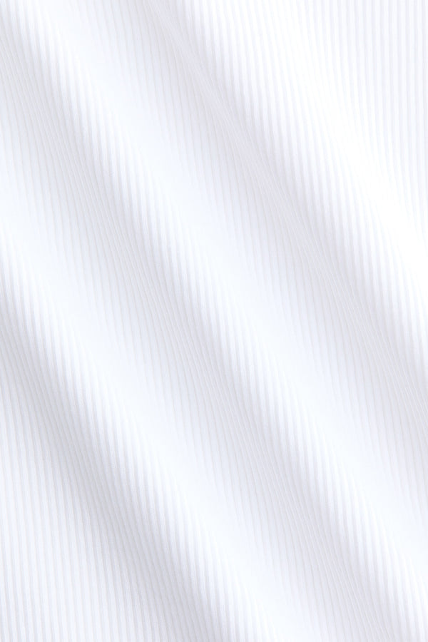 White Premium Cotton Sleeveless T-Shirt