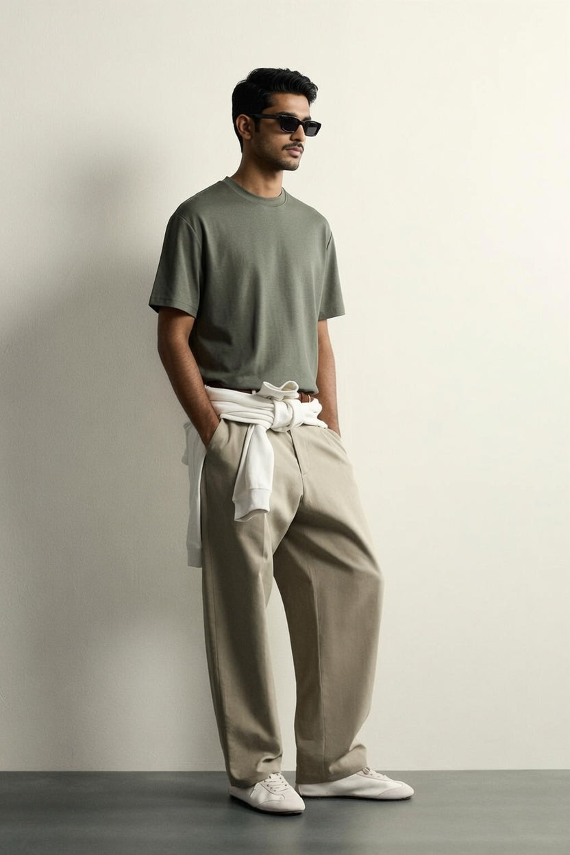Green Premium Cotton T-Shirt