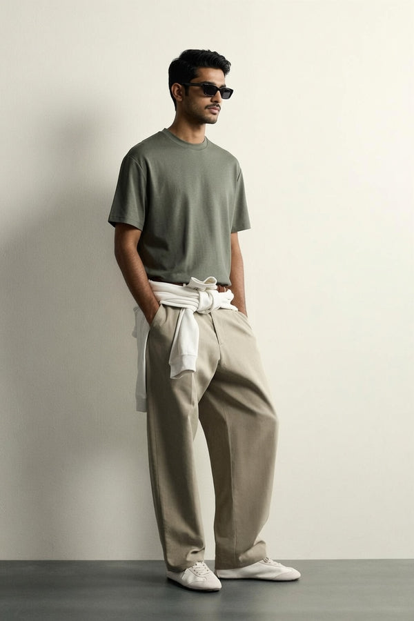 Green Premium Cotton T-Shirt