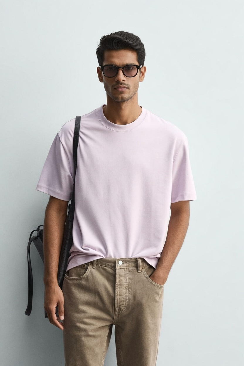 Pink Premium Cotton T-Shirt